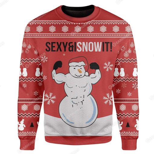 Custom Ugly Snowman Christmas Sweater Jumper HD-DT30101902 Ugly Christmas Sweater