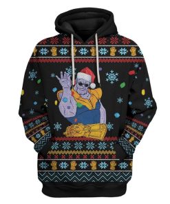 Custom Ugly Thanos Apparel HD-AT28101901 3D Custom Fleece Hoodies Hoodie S