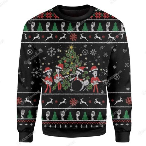 Custom Ugly The Beatles Christmas Sweater Jumper HD-TA30101906 Ugly Christmas Sweater
