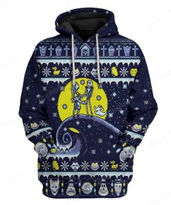 Custom Ugly The Nightmare Before Christmas Apparel HD-DT19101919 3D Custom Fleece Hoodies Hoodie S 