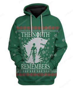 Custom Ugly The North Remembers Apparel HD-TA28101908 3D Custom Fleece Hoodies Hoodie S