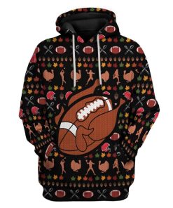 Custom Ugly Turkey Apparel HD-TT19101911 3D Custom Fleece Hoodies Hoodie S