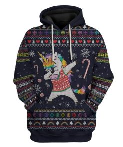 Custom Ugly Unicorn Apparel HD-TA24101908 3D Custom Fleece Hoodies Hoodie S 