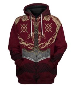 Custom Viking Apparel HD-DT2281905 3D Custom Fleece Hoodies Hoodie S 