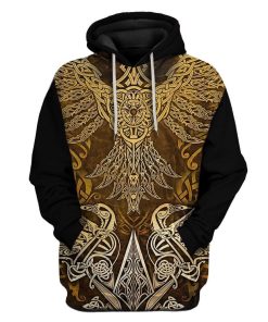 Custom Viking Apparel HD-GH1981904 3D Custom Fleece Hoodies Hoodie S 