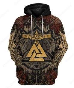Custom Viking Dad Apparel HD-AT07101904 3D Custom Fleece Hoodies Hoodie S 
