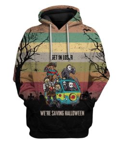 Custom We Are Saving Halloween Apparel HD-GH2381902 3D Custom Fleece Hoodies Hoodie S 