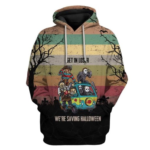 Custom We Are Saving Halloween Apparel HD-GH2381902 3D Custom Fleece Hoodies Hoodie S