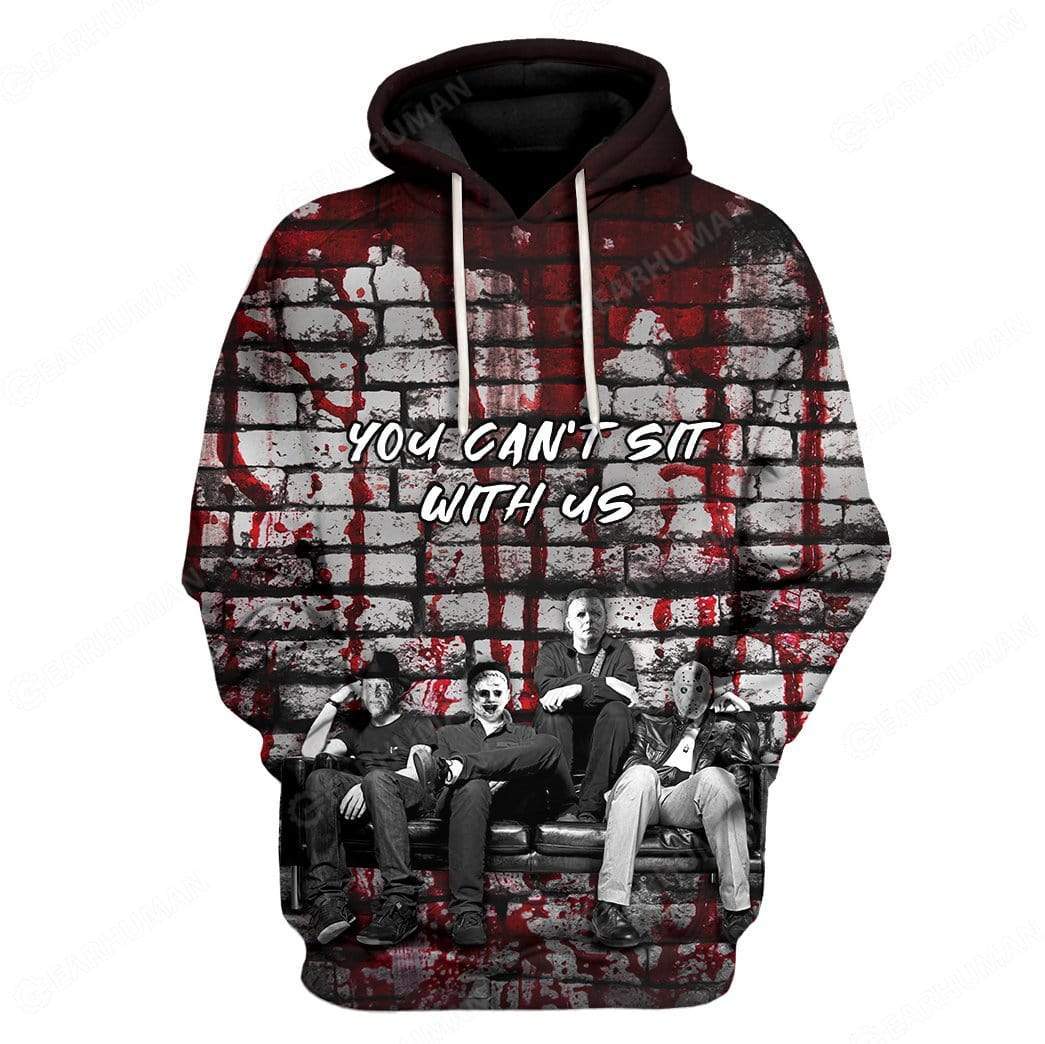 Gearhumans Custom You Can't Sit With Us Apparel 1 Custom You Can't Sit With Us Apparel HD-DT2181931 3D Custom Fleece Hoodies Hoodie S