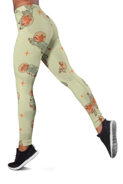 CUTE ANIMALS AS AN ASTRONAUT Full-print Leggings HD-GH20063 - LEG Leggings