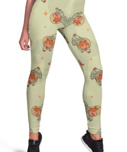 CUTE ANIMALS AS AN ASTRONAUT Full-print Leggings HD-GH20063 - LEG Leggings Leggings S 