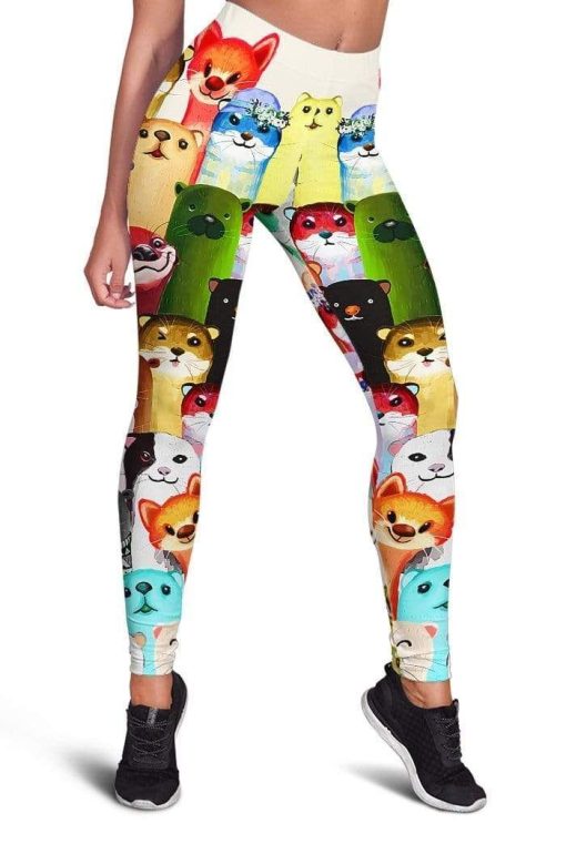 CUTE ANIMALS Full-print Leggings HD-GH20291-LEG Leggings Leggings S