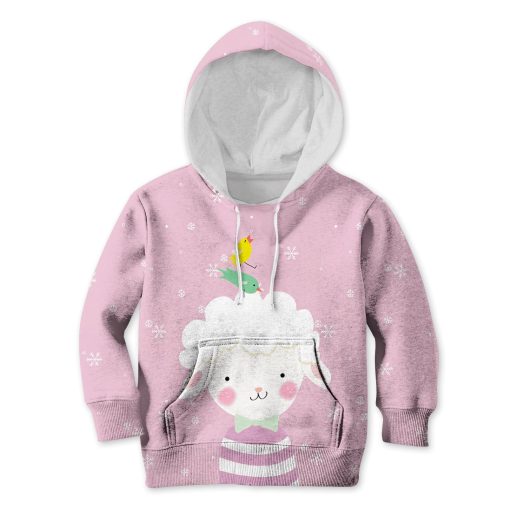 CUTE birds are flying Kid Custom Hoodies T-shirt Apparel HD-PET110377K kid 3D apparel Kid Hoodie S/6-8