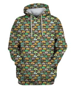 CUTE CARS Custom T-shirt - Hoodies Apparel HD-GH110612 3D Custom Fleece Hoodies Hoodie S 