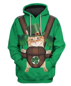 Cute Cat Custom T-shirt - Hoodies Apparel HD-GH110660 3D Custom Fleece Hoodies Hoodie S 