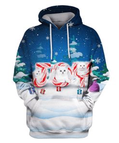 CUTE CATS Custom T-shirt - Hoodies Apparel HD-PET110382 3D Custom Fleece Hoodies Hoodie S 