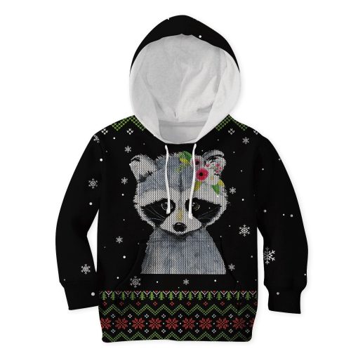 CUTE CATS WITH FLOWERS Kid Custom Hoodies T-shirt Apparel HD-PET110228K kid 3D apparel Kid Hoodie S/6-8