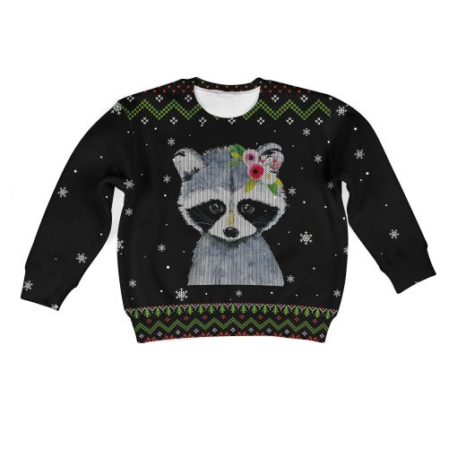 CUTE CATS WITH FLOWERS Kid Custom Hoodies T-shirt Apparel HD-PET110228K kid 3D apparel Kid Sweatshirt S/6-8