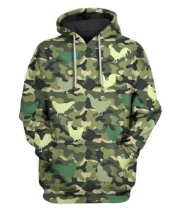 Cute Chicken Custom T-shirt - Hoodies Apparel HD-GH1106152 3D Custom Fleece Hoodies Hoodie S 