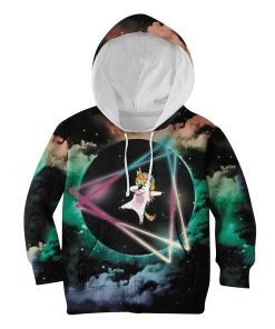 Cute Dabbing Unicorn Custom Hoodies T-shirt Apparel HD-UNI110141K kid 3D apparel Kid Hoodie S/6-8 