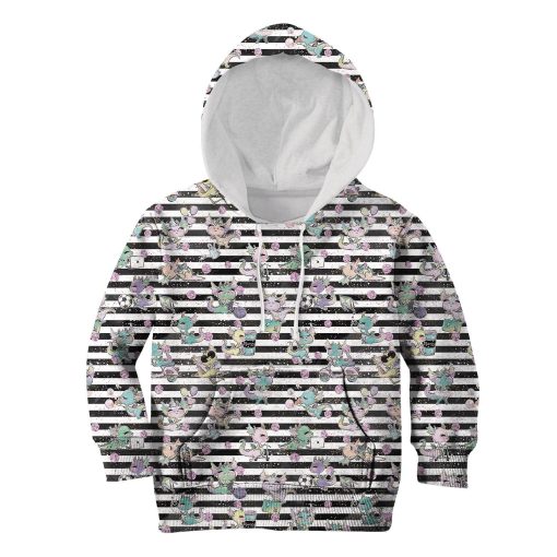 cute dragons with balloons Kid Custom Hoodies T-shirt Apparel HD-PET110355K kid 3D apparel Kid Hoodie S/6-8