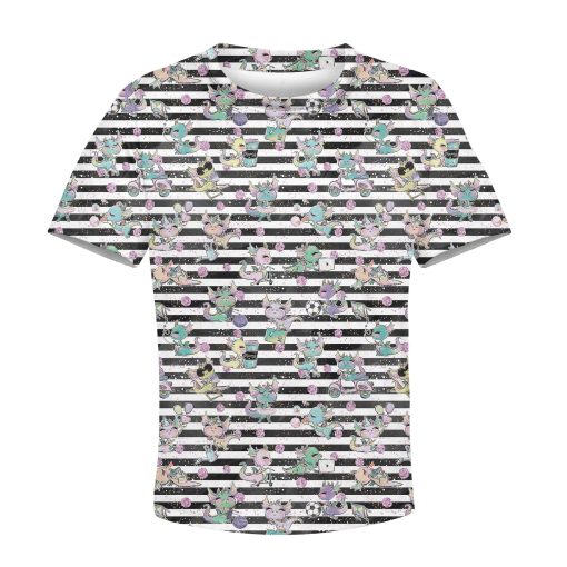 cute dragons with balloons Kid Custom Hoodies T-shirt Apparel HD-PET110355K kid 3D apparel Kid T-Shirt XS