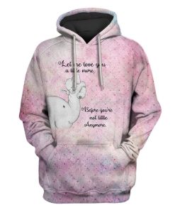 Cute Elephant Custom T-shirt - Hoodies Apparel HD-MV111382 3D Custom Fleece Hoodies Hoodie S 