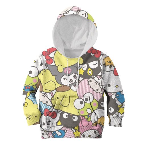 cute Kid Custom Hoodies T-shirt Apparel HD-PET110323K kid 3D apparel Kid Hoodie S/6-8