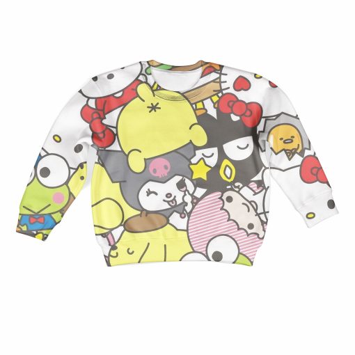 cute Kid Custom Hoodies T-shirt Apparel HD-PET110323K kid 3D apparel Kid Sweatshirt S/6-8