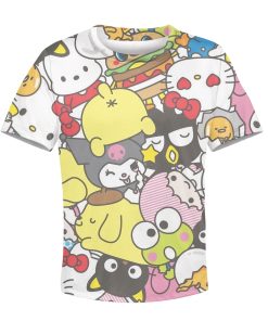 cute Kid Custom Hoodies T-shirt Apparel HD-PET110323K kid 3D apparel Kid T-Shirt XS 