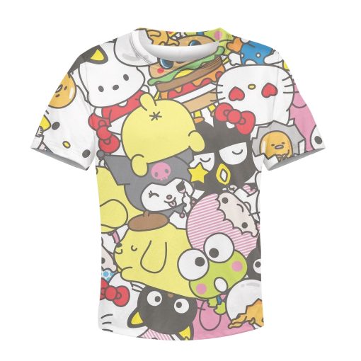 cute Kid Custom Hoodies T-shirt Apparel HD-PET110323K kid 3D apparel Kid T-Shirt XS