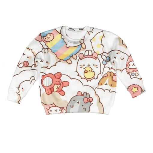 CUTE PET Kid Custom Hoodies T-shirt Apparel HD-PET110320K kid 3D apparel Kid Sweatshirt S/6-8