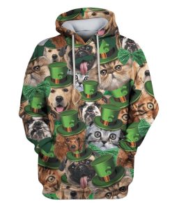 Cute Pets Custom T-shirt - Hoodies Apparel HD-PET110434 3D Custom Fleece Hoodies Hoodie S 