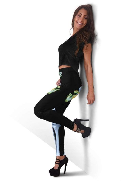 Cute sunflower Full-print Leggings HD-GH20256-LEG Leggings