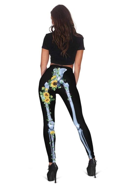 Cute sunflower Full-print Leggings HD-GH20256-LEG Leggings