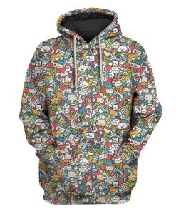 Cute Things Custom T-shirt - Hoodies Apparel HD-GH20092 3D Custom Fleece Hoodies Hoodie S