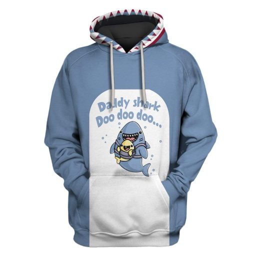 Daddy Doo doo doo Custom T-shirt - Hoodies Apparel HD-MV111373 3D Custom Fleece Hoodies Hoodie S