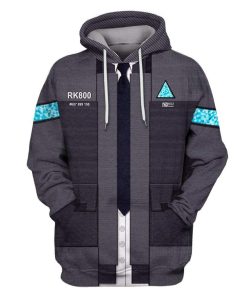 Detroit Become Human Custom T-shirt - Hoodies Apparel HD-GH1106207 3D Custom Fleece Hoodies Hoodie S 