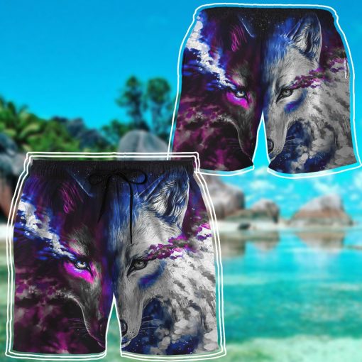 Gearhumans 3D Fantasy Wolf Custom Hawaii Shirt - Image 14