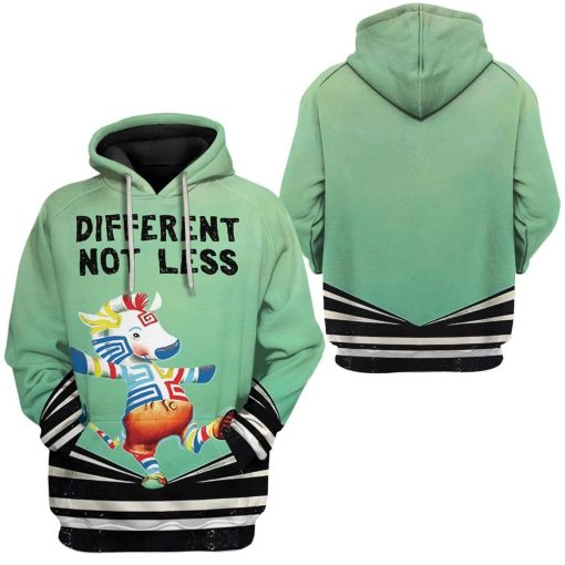 Different Not Less Custom T-Shirts Hoodies Apparel HD-QM0402203 3D Custom Fleece Hoodies