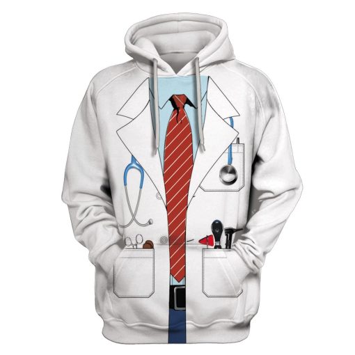 DOCTOR Custom T-shirt - Hoodies Apparel HD-GH20315 3D Custom Fleece Hoodies Hoodie S