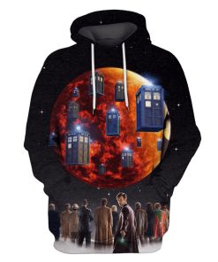 Doctor Who Custom T-shirt - Hoodies Apparel HD-MV110629 3D Custom Fleece Hoodies Hoodie S