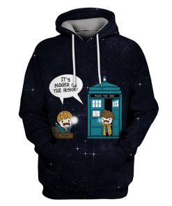 Doctor Who It's Bigger On The Inside Custom T-shirt - Hoodies Apparel HD-MV110669 3D Custom Fleece Hoodies Hoodie S