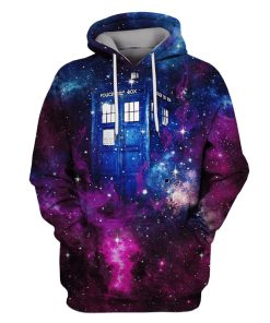 Doctor Who police box Custom T-shirt - Hoodies Apparel HD-MV110630 3D Custom Fleece Hoodies Hoodie S 