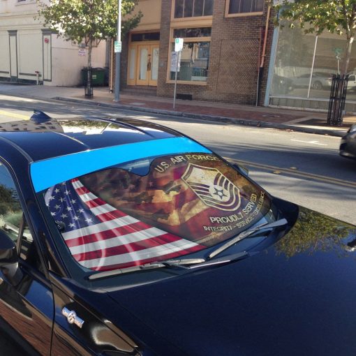 Gearhumans 3D US Air Force Auto Sun Shade