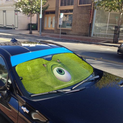 Gearhumans 3D Mike Wazowski Auto Sun Shade