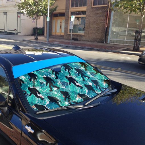 Gearhumans 3D Bigfoot Tropical Hawaii Car Auto Sunshade