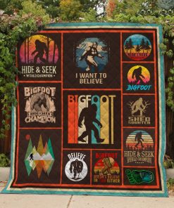 Don't Stop Believe In Bigfoot Quilt Quilt Quilt 