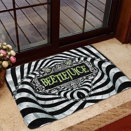 Gearhumans 3D Beetlejuice Custom Doormat - Image 3