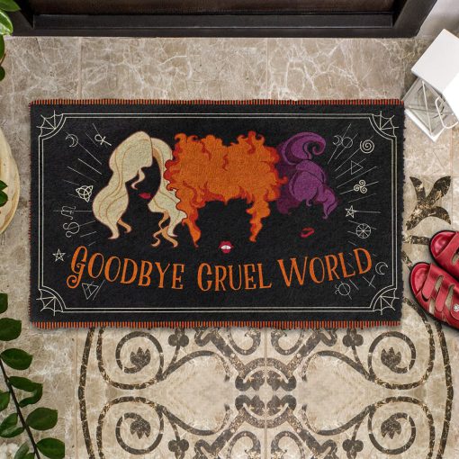Gearhumans 3D Goodbye Cruel World Custom Doormat - Image 4